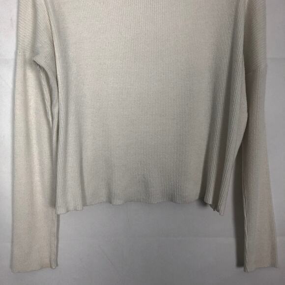 Lucky Brand High Neck Crop Top Cream Size XS - Picture 8 of 10